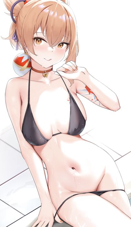 Holy Shitting Yoyi Masturbating on Hentaied XXX Pic