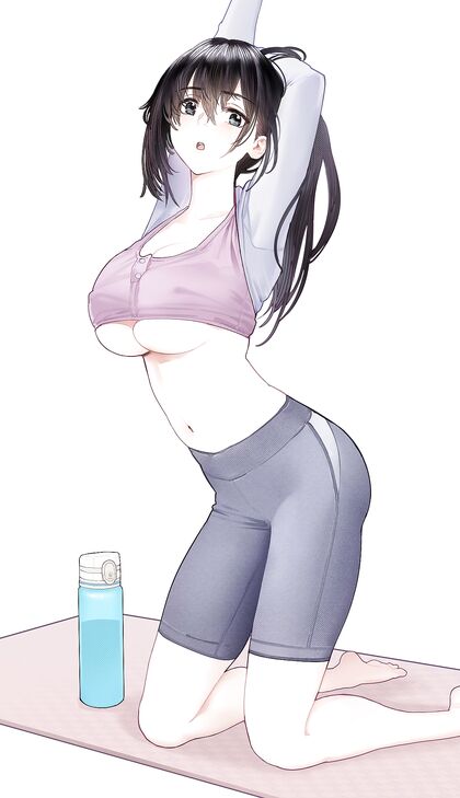 Busty Yogi Shows Off Her Underboob in Hot XXX Pic