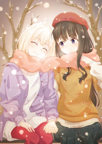 Holy Fuck! Chisato Takes It Up The Ass In First Snow Romp With Hentaied Partner!