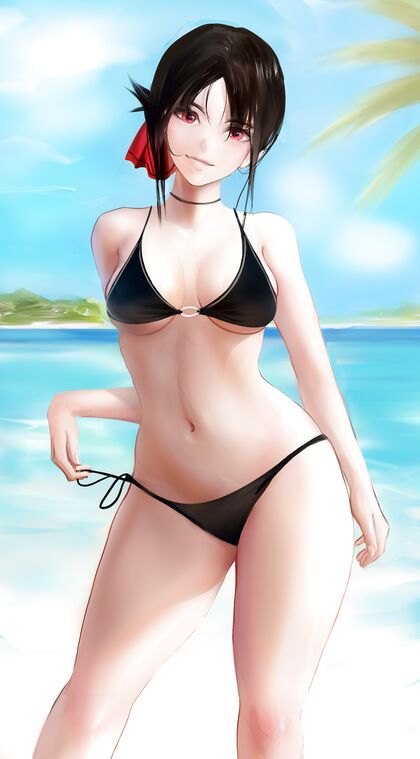 Kaguyazilla Unleashes Her Monster Melons On The Beach For Some Hot Hentai XXX Action!