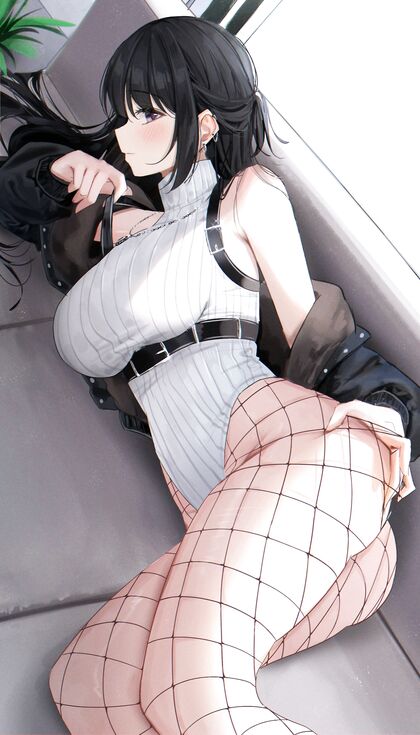 Hella Hot Honey in Fishtail Stockings Gettin’ It On w/ Sweet Talking Stud