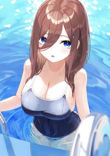 Holy shit!, Hentaikku! Check out this XXX Swimming Suit Pic of Hot Anime Babe - Mi-Miku!