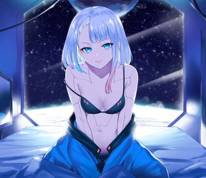 Hella Hot Hentai XXX Porn Pic of Lucy Riding Dicks in Space - Cybergasmic!