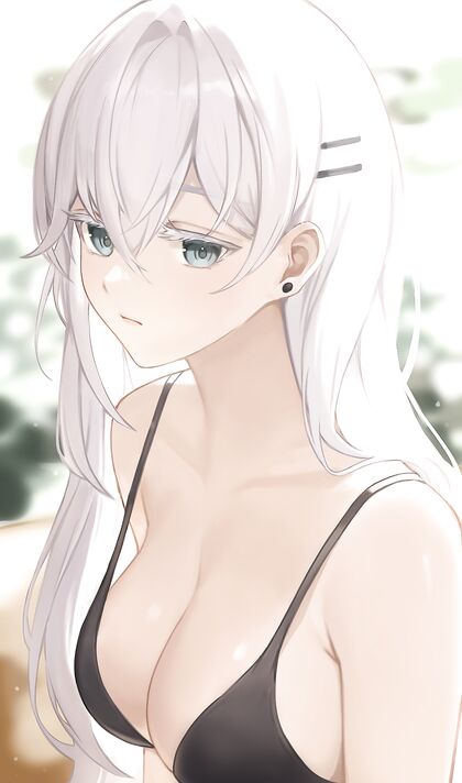 Hella Hot Hentai XXX Black Bikini Slut in Wet Dreamy Pool Fuck Session
