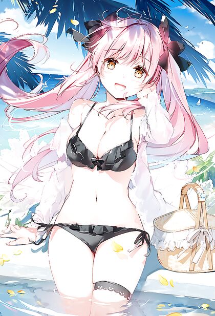 Hella Hot Hentai XXX Black Bikini Slut in Wet & Wild Action!