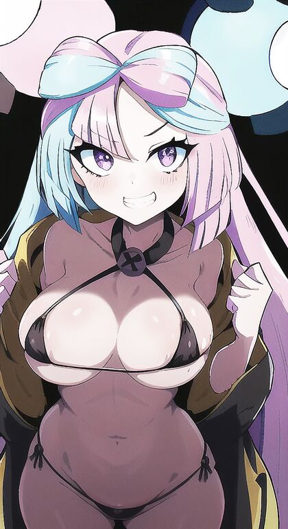 Holy shitlords! Iona rockin’ them thong-style swimwear!