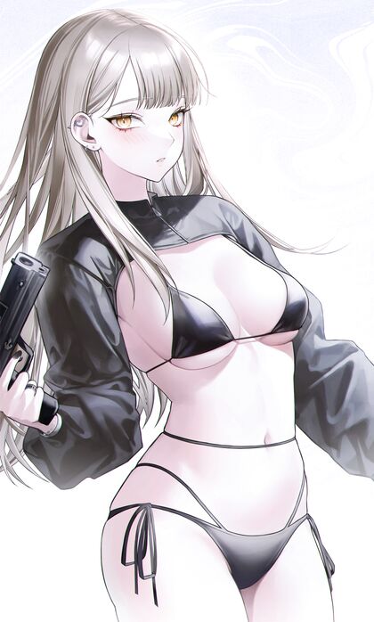 Hardcore Hentai XXX Action - Erotic Adventures of Sexy Guntoting Babe