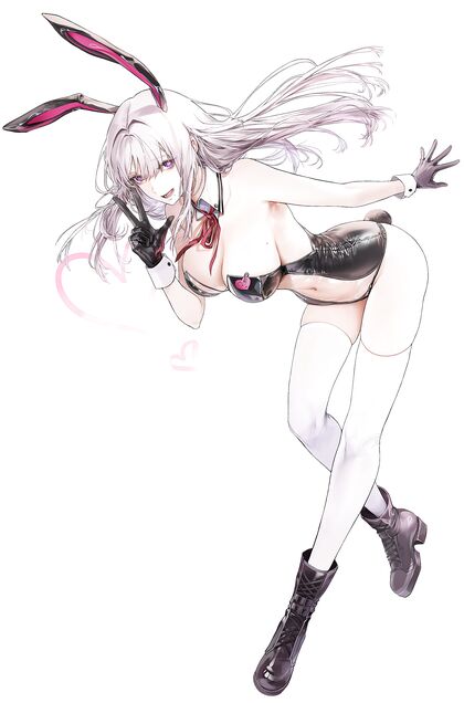 Hella Hot Harem-scaping Babe in Bunz!