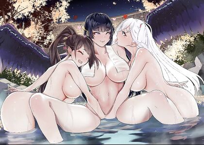 Slippin n dipping in da hottest spring - Hentai XXX pics inside!