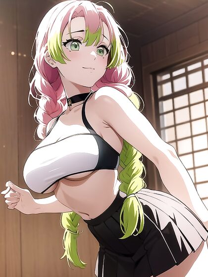 Sporty Short Underboob Action in Seductive Hentai Scenes