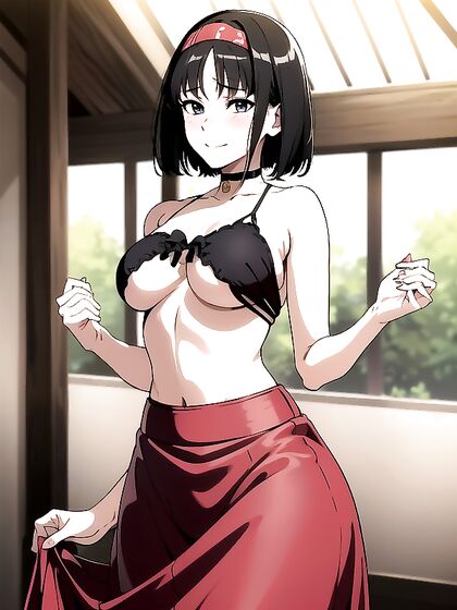 Detailed Screen Captures of Luscious Bras in Seductive Hentai Scenes