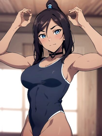 Blushing and Smiling Mischievously in Solo Hentai Fun
