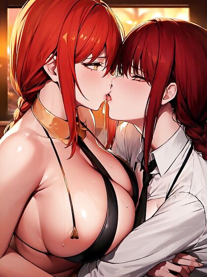 Bikini Babes Kiss Passionately by the Pool in Steamy Hentai Scenes