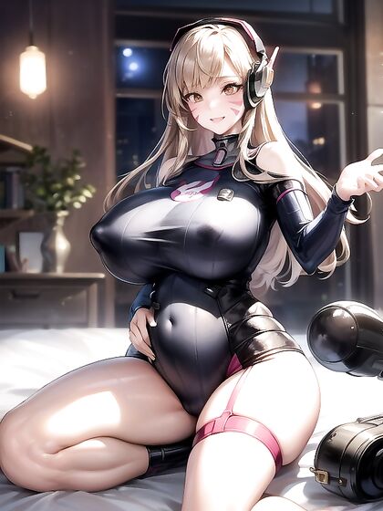 D’Va’s Pale Skin Glows in Seductive Seated Hentai Pleasure Session