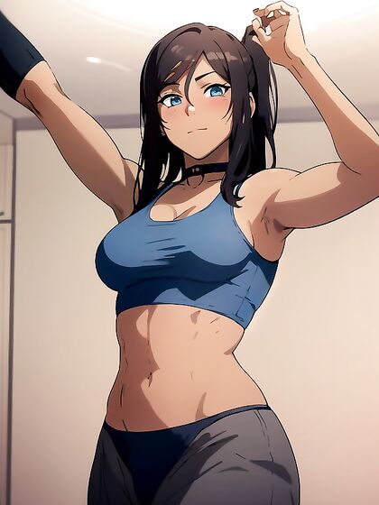 Underboob Yoga Sessions Turned Explicit in Sexy SFW Hentai Scenes
