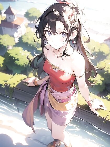 Tina from Final Fantasy in Top-Down Warm Anime Hentai Action
