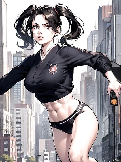 18-Year-Old Girl 18+ Chased by Monsters Amidst Japanese Streets and Traffic in Hentai Action