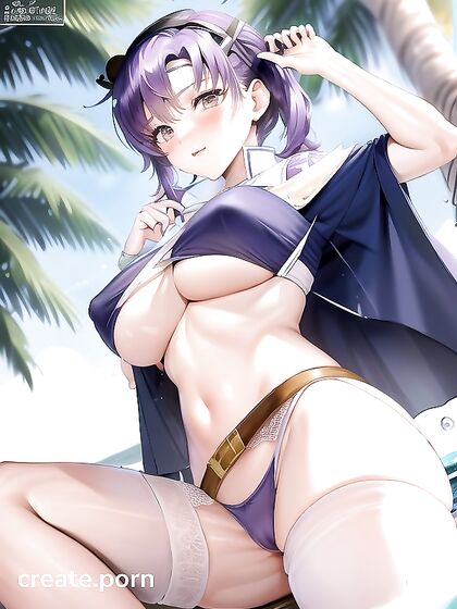 Curvy Beauty in Trench Coat Takes It Bottom-Up in Steamy Hentai Action