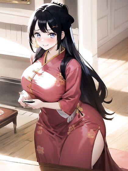 Long-Length Pleasure: Solo Spreading Legs Hentai Fantasy