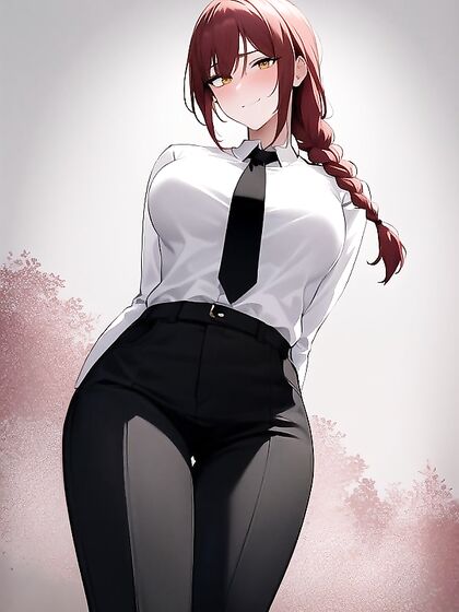 Mischievously Smiling and Blushing Bottom-Up View in Seductive Hentai AI Action