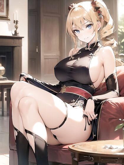 Claire Harvey from Hundred Gets Cozy in a Warm Living Room Hentai Session