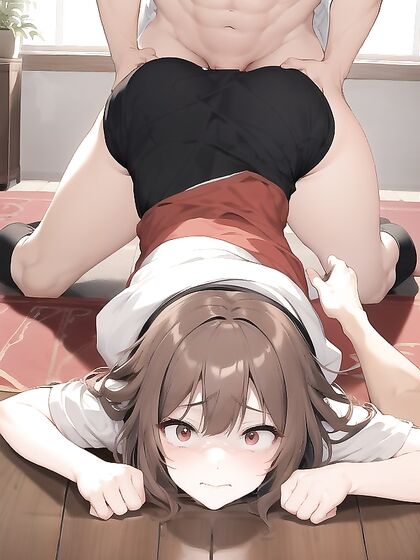 Warm Anime Hentai 3P Scene With Characters Staring Seductively at You