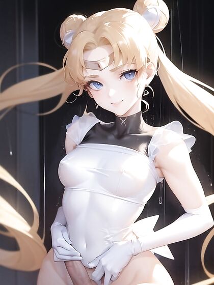 Sailor Moon Takes On Intense TitFuck Action in Solo Hentai Adventure