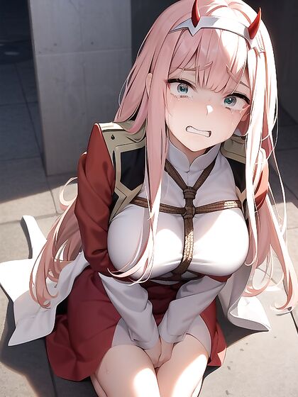 Zero Two Trembles in Fearful Shibari Bonds for Intense Hentai Pleasure