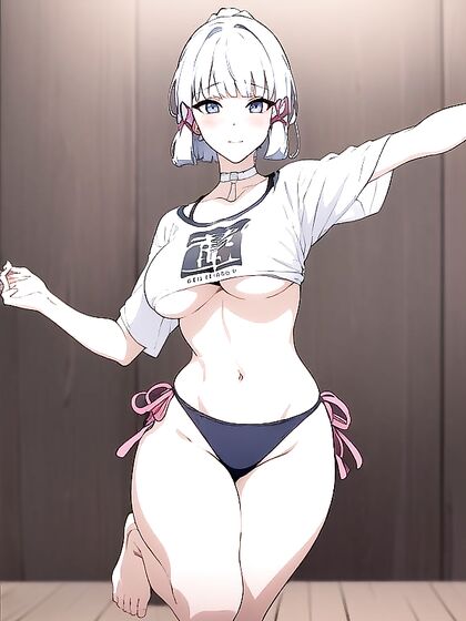 18-Year-Old Choked in Oversized T-Shirt for Intense Hentai Pleasure