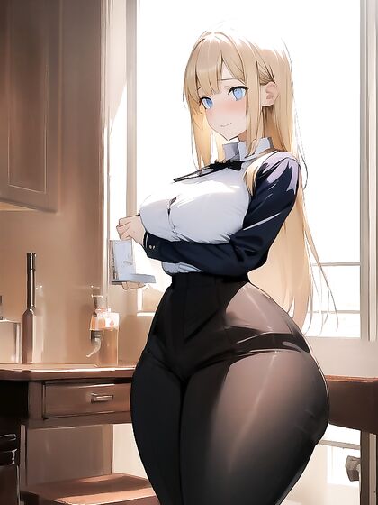 Busty Office Lady with Massive Booty Expands Her Chest in Steamy Hentai Action