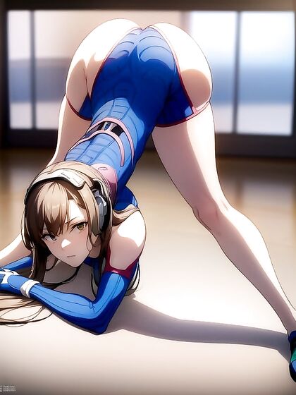 AssRaised Jack O Lantern Pose in Seductive Hentai Scenes