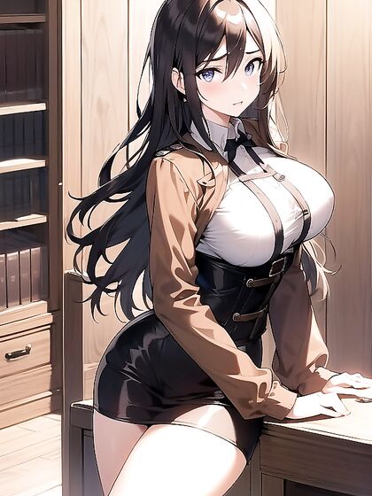 18-Year-Old in a Tight Corset Enjoying Blissful Hentai Pleasure