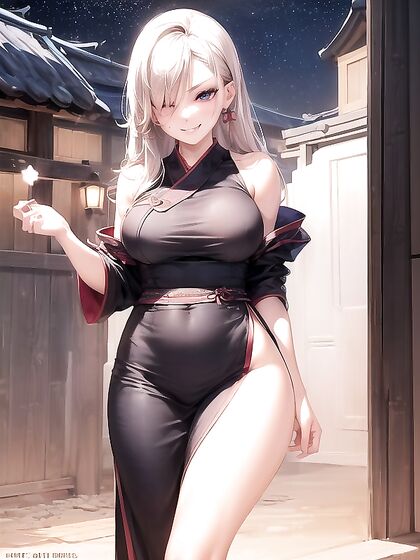 Fit Body Thighs Exposed in Seductive Hentai Action