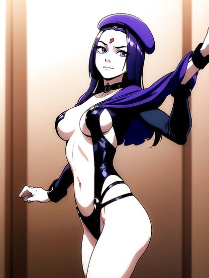 Topless Teen 18+ in Steampunk Fantasy Enjoying Hentai Pleasures