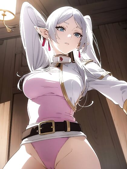 Arms Raised in Leotard: Intense Gazes and Seductive Poses in Hentai AIPorn