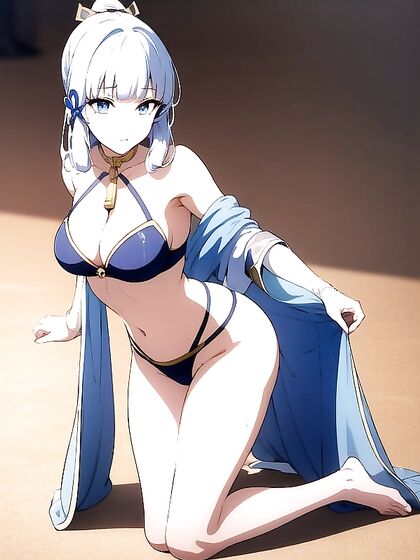 Wet Crop Top Temptation at Sunset in Steamy Hentai Action