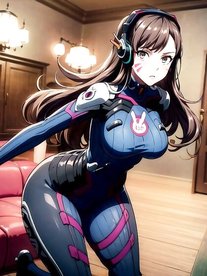 Sensational Bodysuit Clad Babe Shows Off Her Perfect Ass in Detailed Hentai Scenes