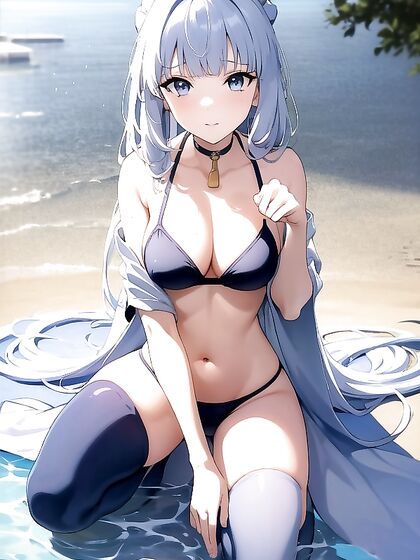 Teen 18+ in Crop Top and Pet Pose for Seductive Hentai Pleasure