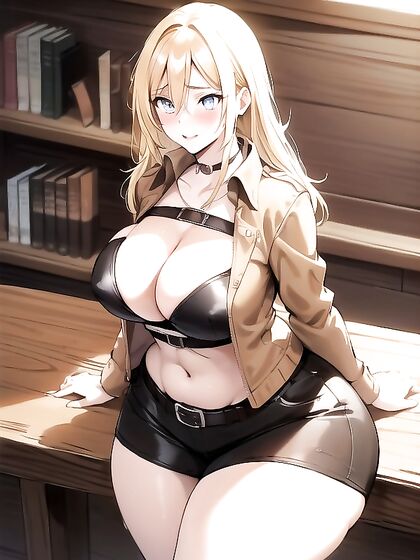 História from Attack on Titan Studying Seduction in the Library for Hot Hentai Fun