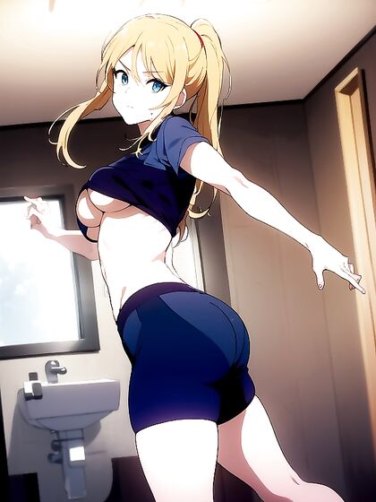 Sporty Shorts and Underboob Action in Seductive Pyjama Hentai Scenes