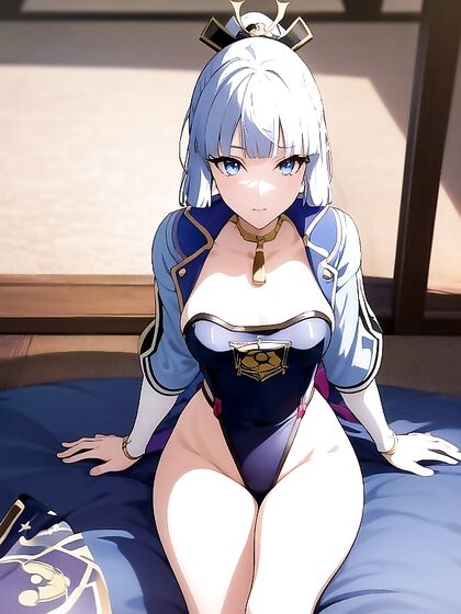Detailed Leotard Screencaps on the Couch in Seductive Hentai Scenes