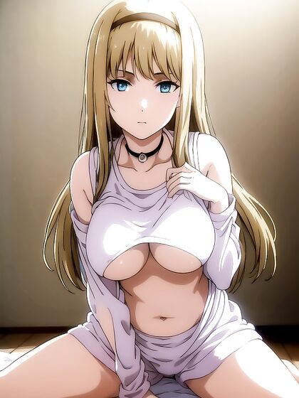 Pyjama-clad Beauty Lifts Her Shirt for Seductive Hentai Pleasure