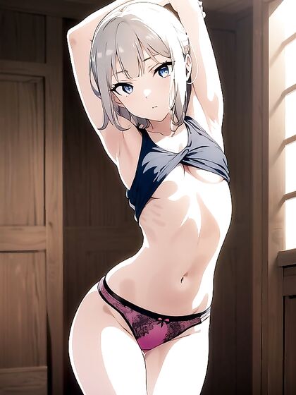 Zelda Shows Off Her Curves in a Sexy CropTop During Intense Hentai Action