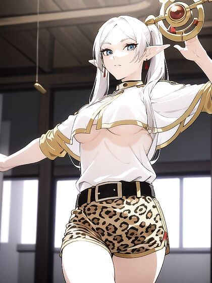 Detailed Dance Moves and Intense Gazes in mesmerizing Hentai Action