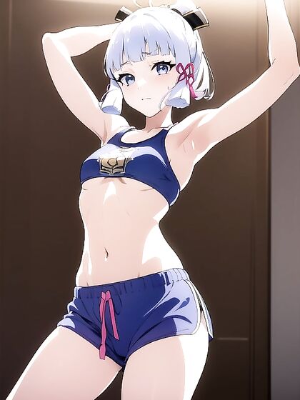 Underboob Temptation: Seductive Bathroom Dance in Hentai Paradise