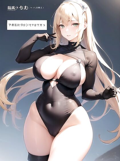 Blonde Beauty with Long Locks Enjoying Intense 18+ Hentai Pleasure
