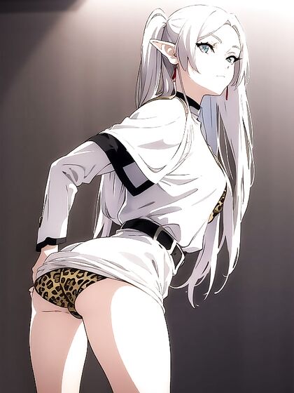 Leopard-Print Lingerie detailed Hentai Scenes with Explicit Content
