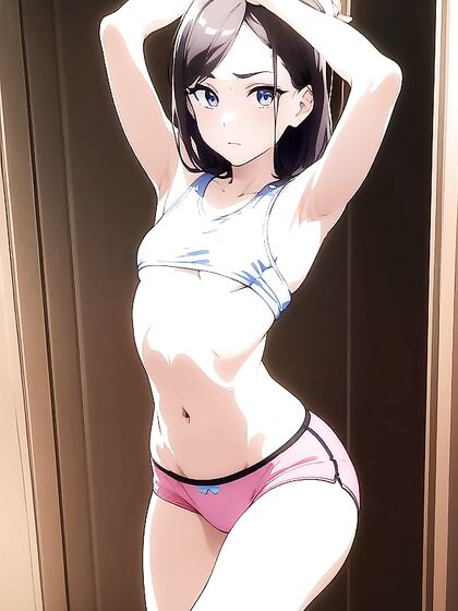 Skinny Teen 18+ Seductress Reveals Her Underboob inSTEAMY Hentai Scenes