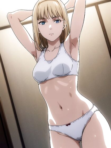 Sporty Short Pyjama Outfit Highlights Sexy Underboob in Horny Hentai Action