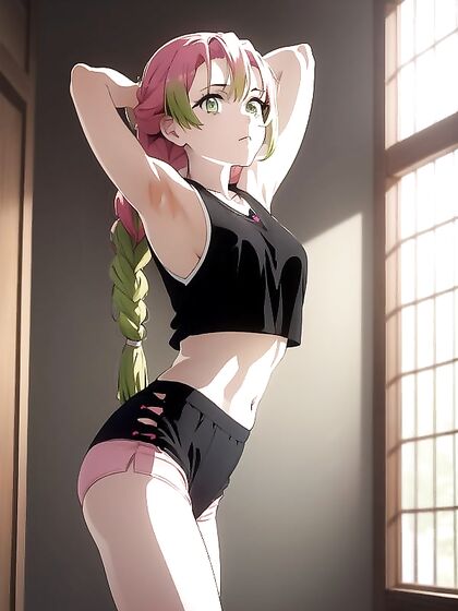 Detailed Bathroom Encounter Featuring Sultry Underboob in Hentai AI Action